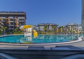 Квартира планировкой 1+1 в современном комплексе в районе Оба