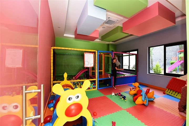 Квартира 1+1 с видом на горы в современном комплексе