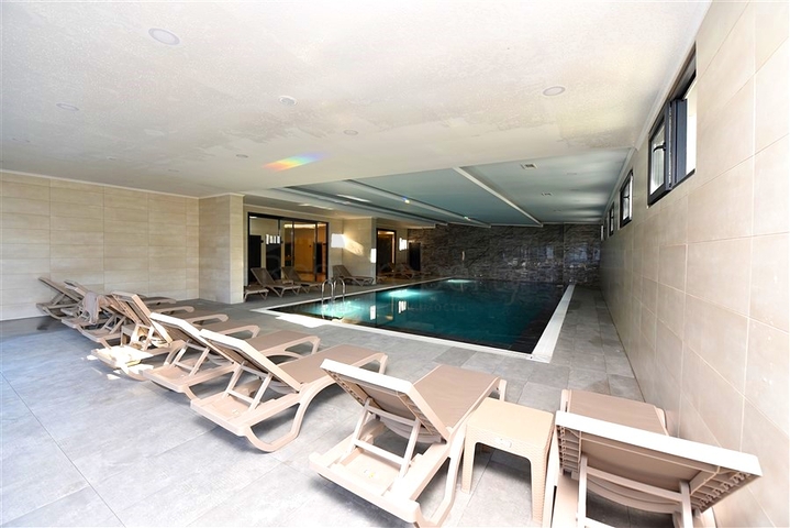 Квартира 1+1 с видом на горы в современном комплексе