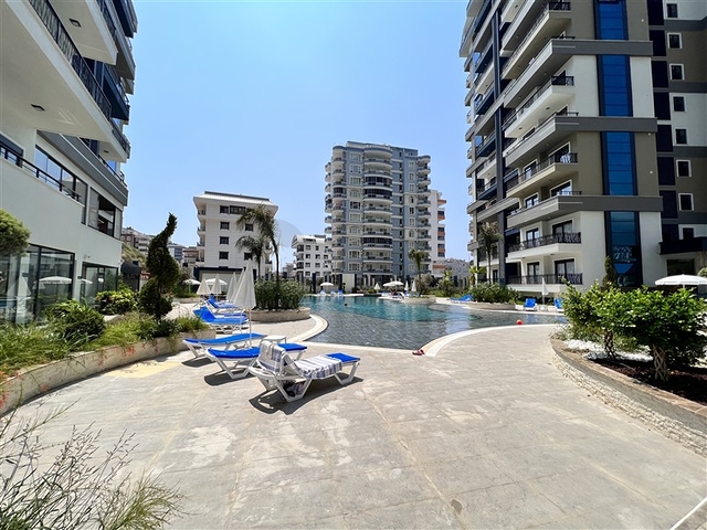 Квартира 1+1 с видом на горы в современном комплексе