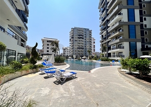 Квартира 1+1 с видом на горы в современном комплексе