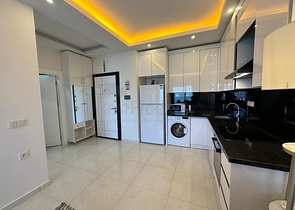 Квартира 1+1 с видом на горы в современном комплексе