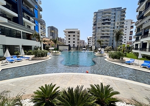 Квартира 1+1 с видом на горы в современном комплексе