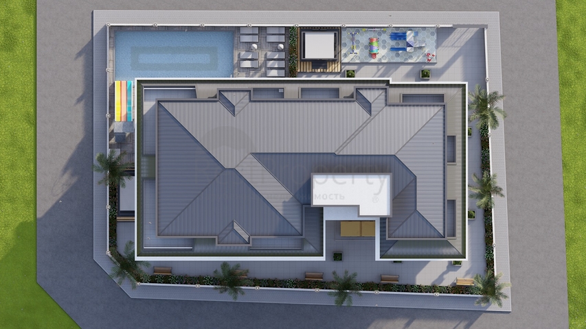 Квартира 2+1 в новом комплексе всего в 600 метрах от моря