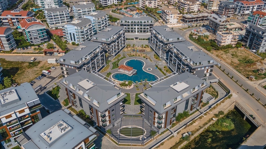 Новый пентхаус 2+1 в одном из лучших комплексов в районе Оба