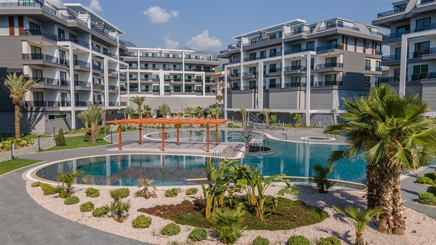 Новый пентхаус 2+1 в одном из лучших комплексов в районе Оба