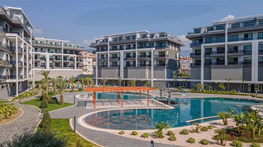 Новый пентхаус 2+1 в одном из лучших комплексов в районе Оба