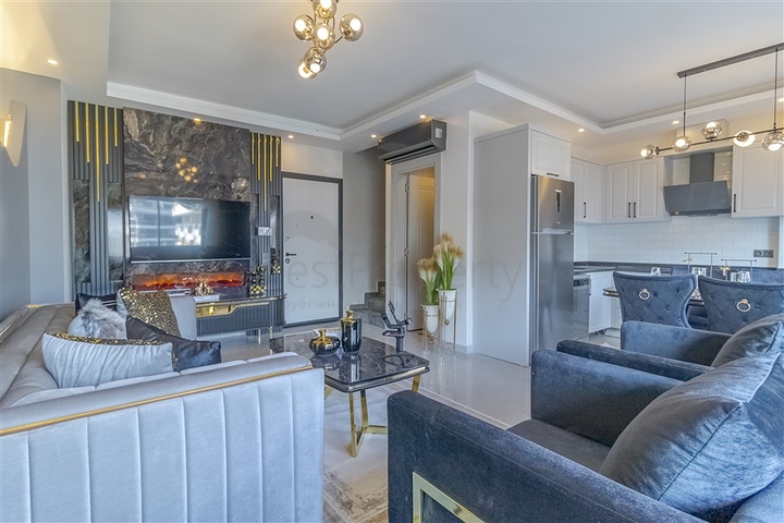 Дизайнерская квартира 2+1 в районе Оба 