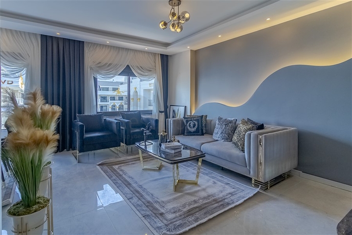 Дизайнерская квартира 2+1 в районе Оба 