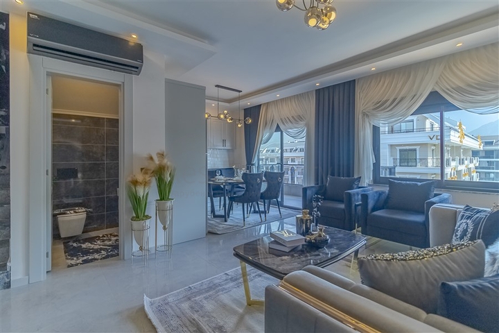 Дизайнерская квартира 2+1 в районе Оба 