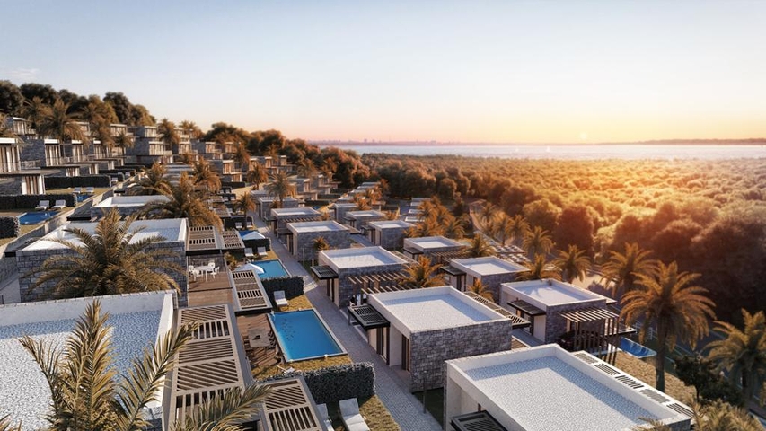 Комплекс Вилл в  современном дизайне в исторической части, города Бодрум.