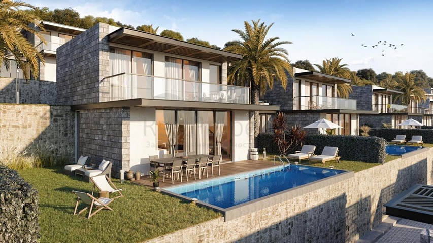 Комплекс Вилл в  современном дизайне в исторической части, города Бодрум.