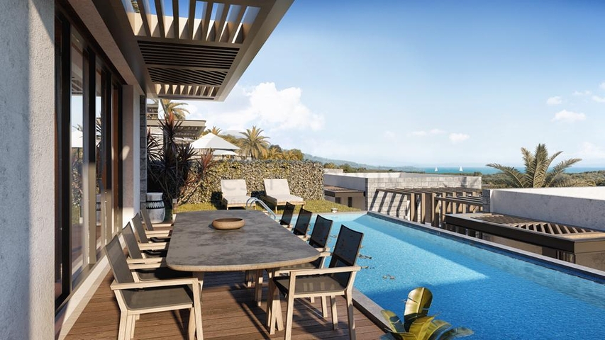 Комплекс Вилл в  современном дизайне в исторической части, города Бодрум.