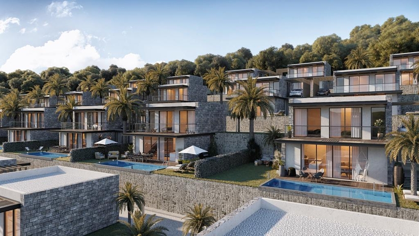 Комплекс Вилл в  современном дизайне в исторической части, города Бодрум.