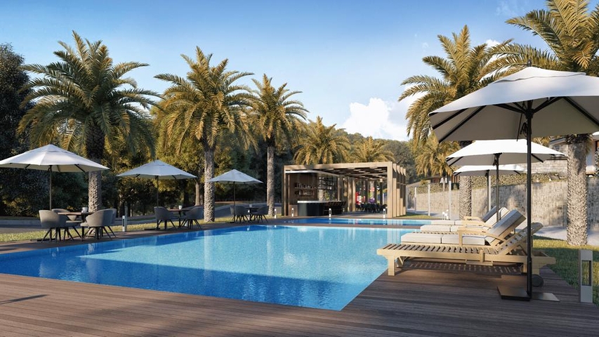 Комплекс Вилл в  современном дизайне в исторической части, города Бодрум.