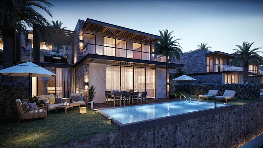 Комплекс Вилл в  современном дизайне в исторической части, города Бодрум.