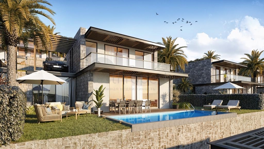 Комплекс Вилл в  современном дизайне в исторической части, города Бодрум.