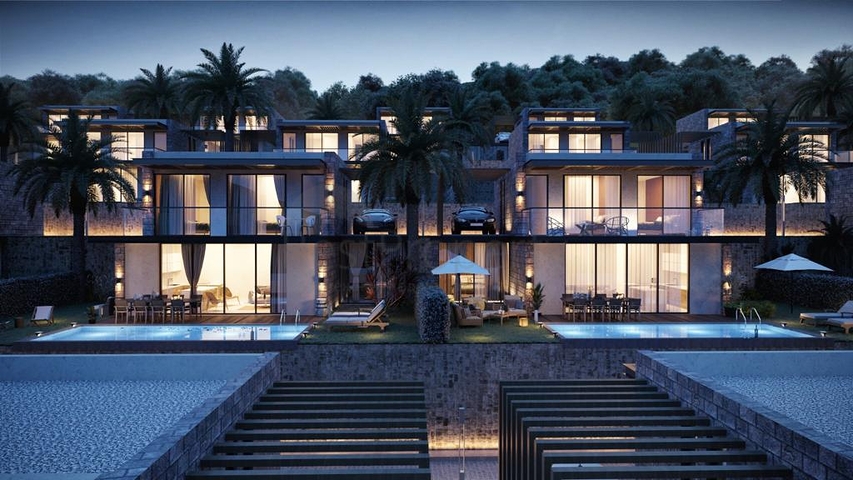 Комплекс Вилл в  современном дизайне в исторической части, города Бодрум.