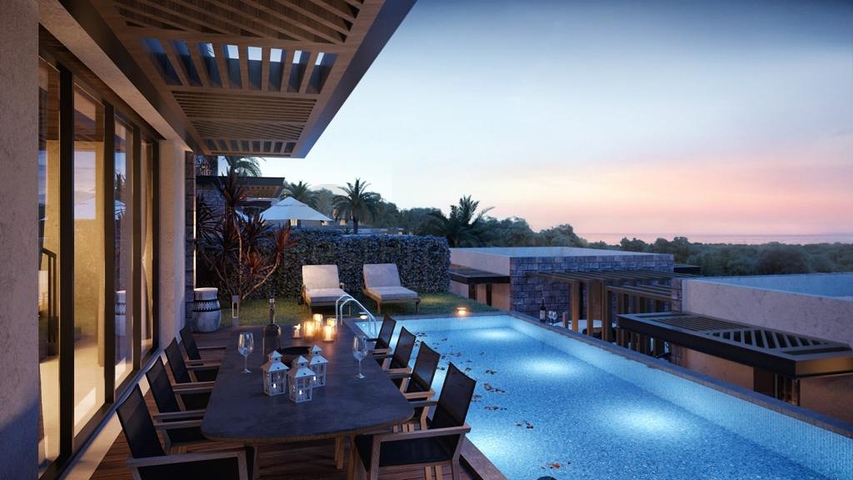 Комплекс Вилл в  современном дизайне в исторической части, города Бодрум.