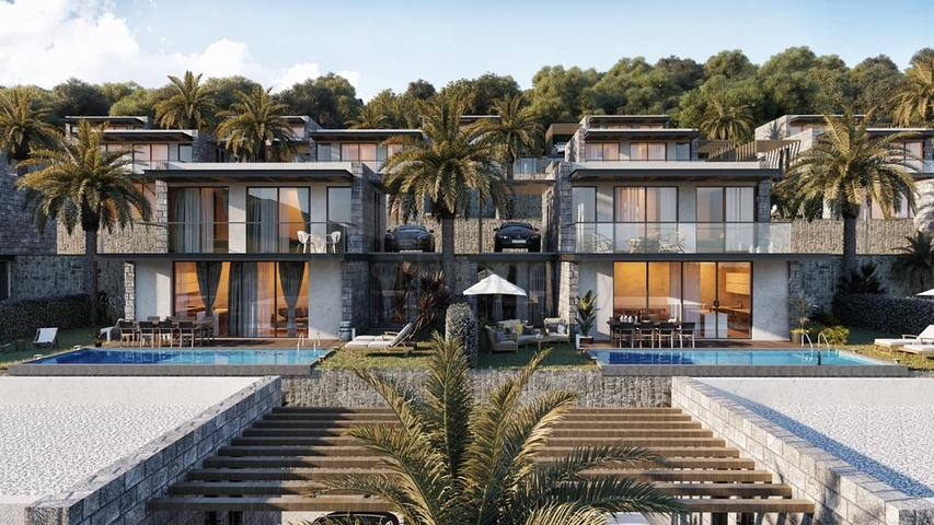 Комплекс Вилл в  современном дизайне в исторической части, города Бодрум.