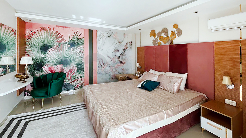 Просторный пентхаус 4+1 в популярном жилом комплексе в районе Джикджилли