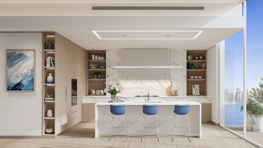 Недвижимость на прогулочной аллее вдоль канала в Бизнес-Бэй