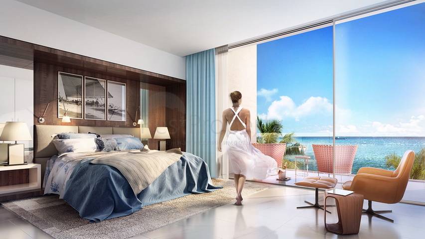 Дома с частными бассейнами и пляжами на архипелаге Мир в Дубае