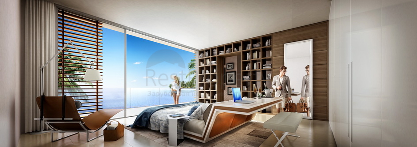 Дома с частными бассейнами и пляжами на архипелаге Мир в Дубае