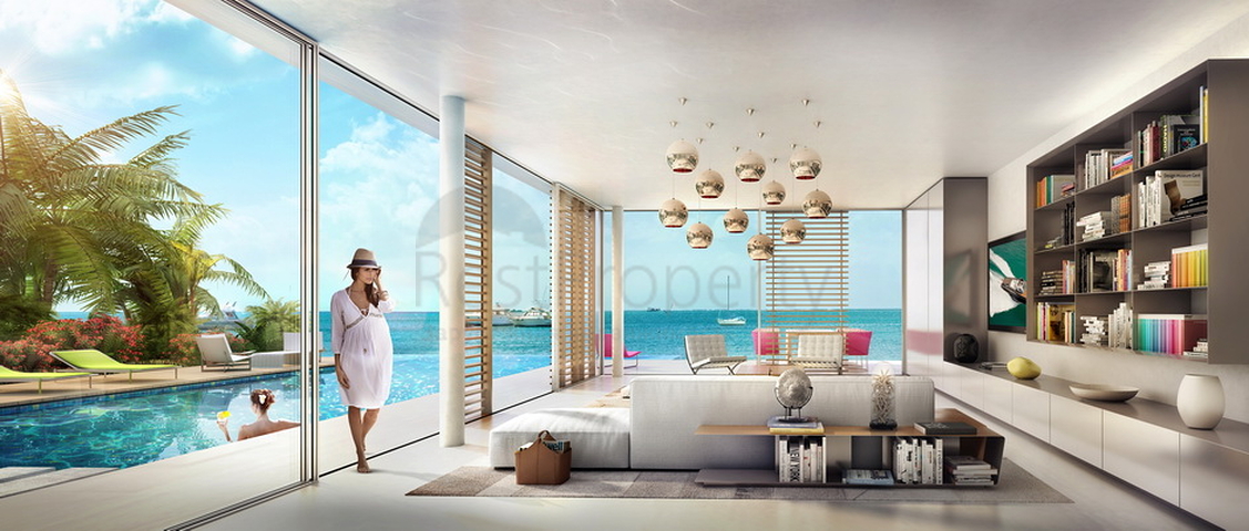 Дома с частными бассейнами и пляжами на архипелаге Мир в Дубае