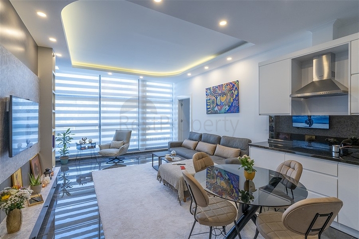 Квартира 1+1 в элитном жилом комплексе в районе Оба