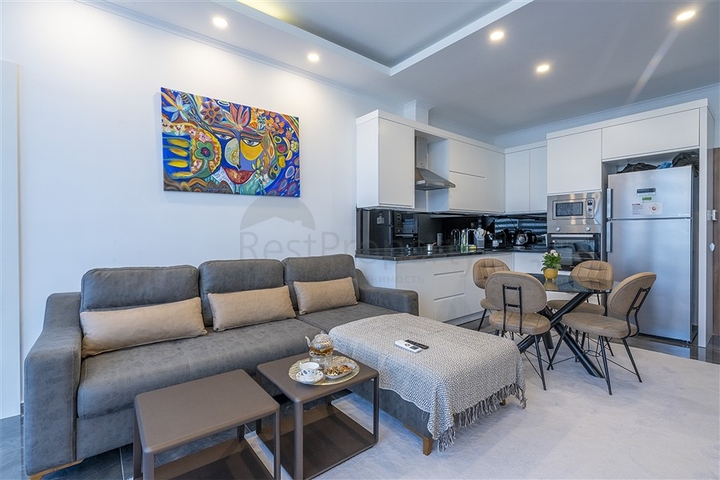 Квартира 1+1 в элитном жилом комплексе в районе Оба