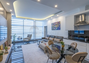 Квартира 1+1 в элитном жилом комплексе в районе Оба