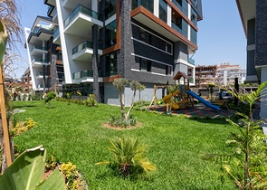 Квартира 1+1 в элитном жилом комплексе в районе Оба