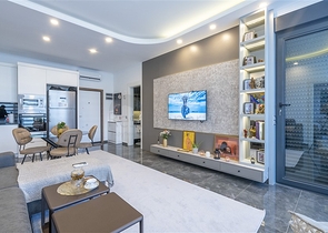 Квартира 1+1 в элитном жилом комплексе в районе Оба