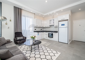 Меблированная трехкомнатная квартира в районе Каргыджак