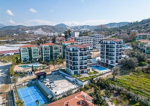 Меблированная трехкомнатная квартира в районе Каргыджак