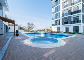 Меблированная трехкомнатная квартира в районе Каргыджак