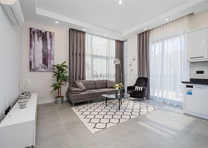 Меблированная трехкомнатная квартира в районе Каргыджак