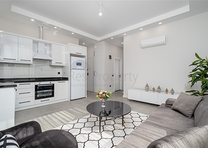 Меблированная трехкомнатная квартира в районе Каргыджак