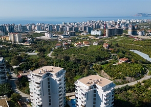 Просторная квартира 2+1 в живописной части района Махмутлар