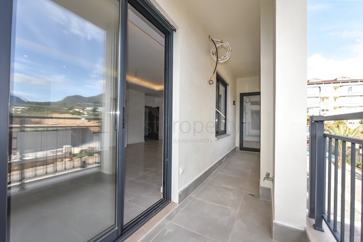 Просторная квартира 1+1 в новом жилом комплексе в районе Оба