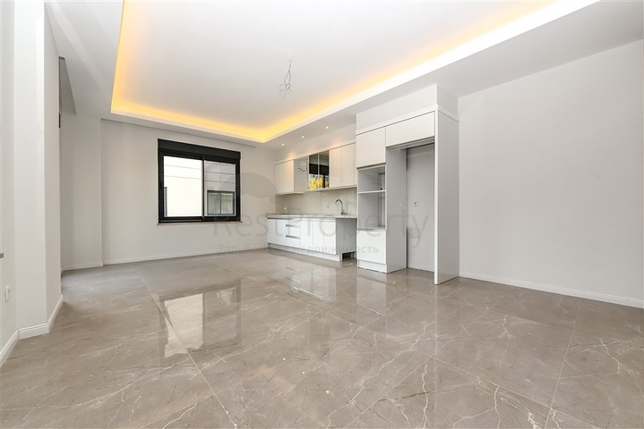 Просторная квартира 1+1 в новом жилом комплексе в районе Оба