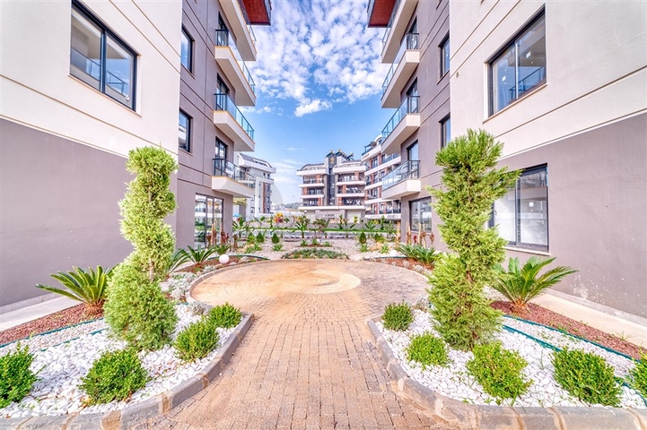 Просторная квартира 1+1 в новом жилом комплексе в районе Оба