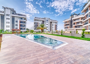 Просторная квартира 1+1 в новом жилом комплексе в районе Оба