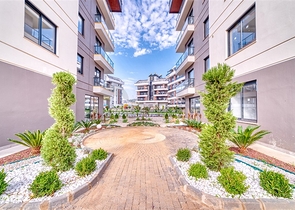 Просторная квартира 1+1 в новом жилом комплексе в районе Оба