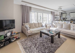 Апартаменты 2+1 с просторной Террасой в центре Алании.