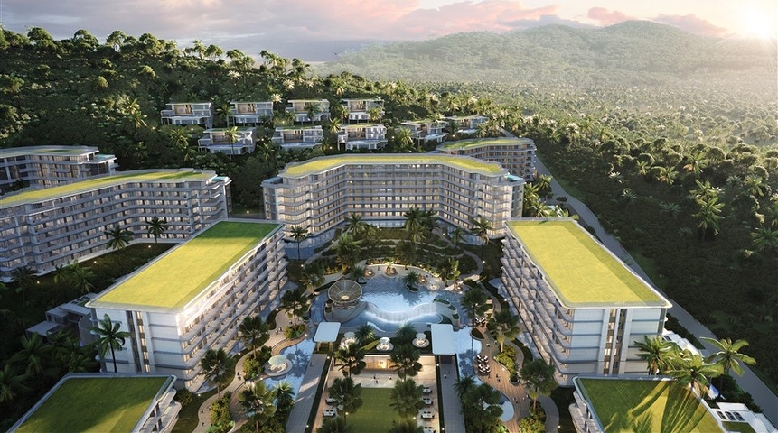 Новый жилой комплекс с видом на море