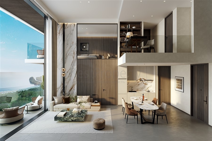 Новый жилой комплекс с видом на море