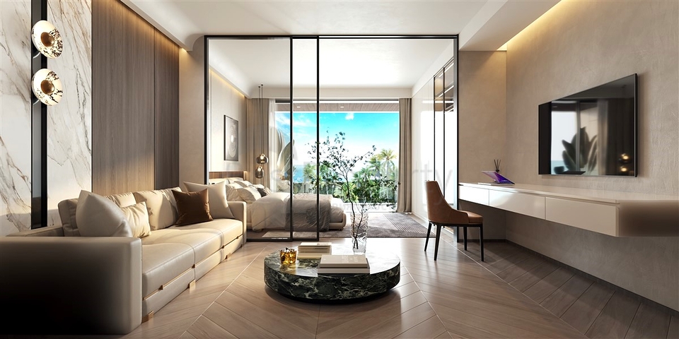 Новый жилой комплекс с видом на море