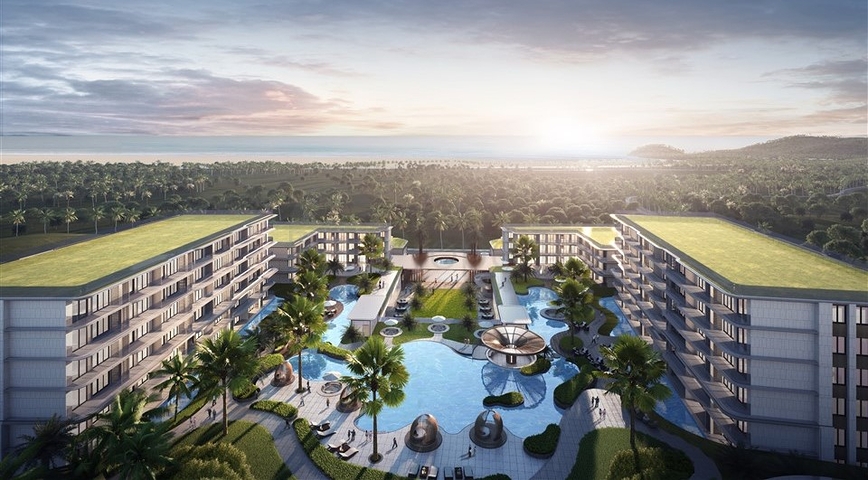 Новый жилой комплекс с видом на море